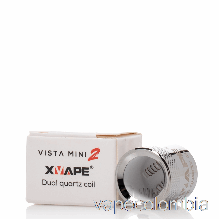 Vape Desechable Xvape Vista Mini 2 Bobinas De Repuesto Atomizador De Calentamiento De Cuarzo Dual